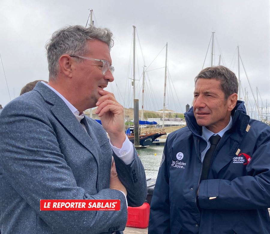 Les Sables dOlonne David Lisnard et Yannick Moreau à propos du